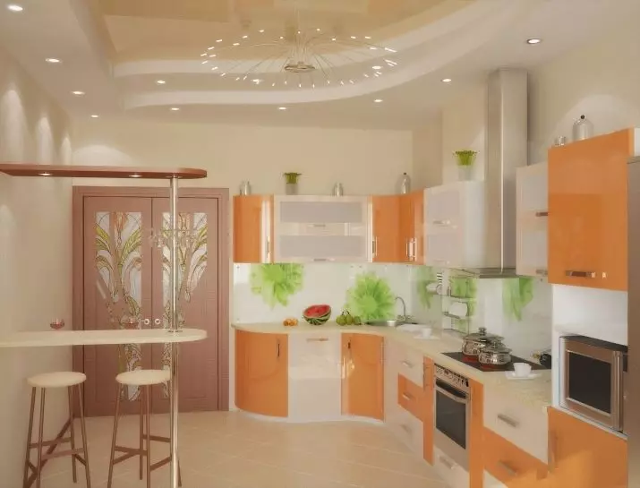 Peach Kitchens (61 photos): Nuances of the kitchen headset of peach colors in the interior, combination of peach with other colors, design options 21151_61