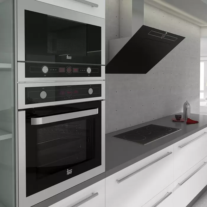 İç mutfak 9 metrekare. M modern tarzda (52 fotoğraf): tasarım özellikleri, ilginç fikirler 21155_15