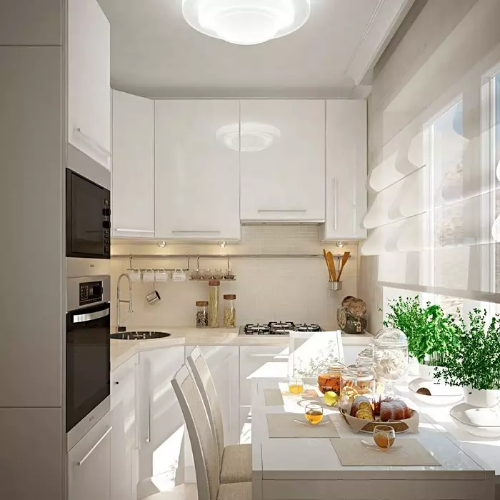 داخلہ باورچی خانے 9 مربع میٹر. ایم جدید انداز میں (52 فوٹو): ڈیزائن کی خصوصیات، دلچسپ خیالات 21155_30