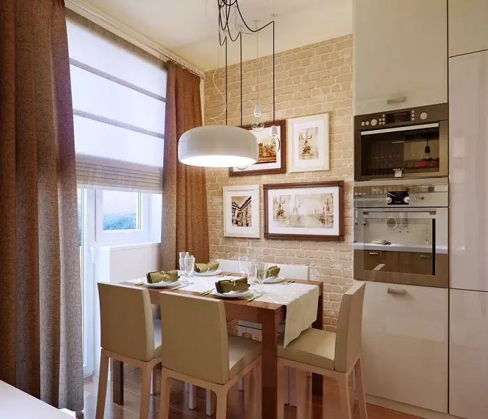 Interiør køkken 9 kvadratmeter. m i moderne stil (52 billeder): Design funktioner, interessante ideer 21155_40