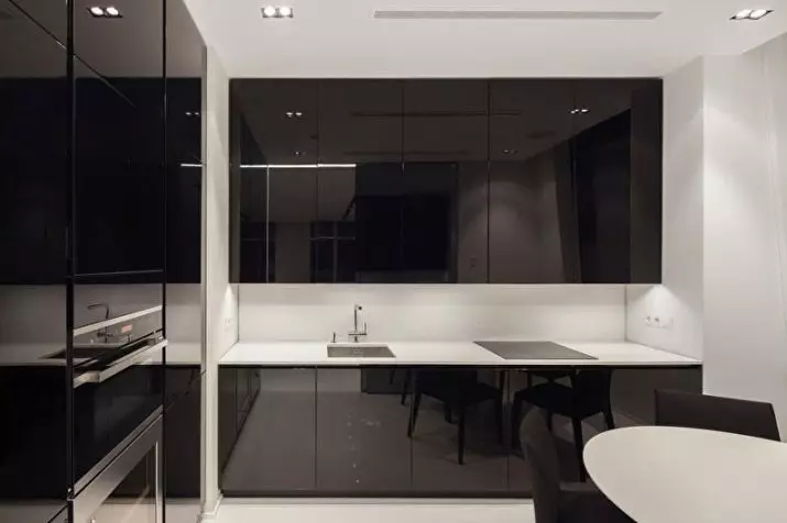 Vnitřní kuchyně 9m². m v moderním stylu (52 fotografií): designové prvky, zajímavé nápady 21155_6