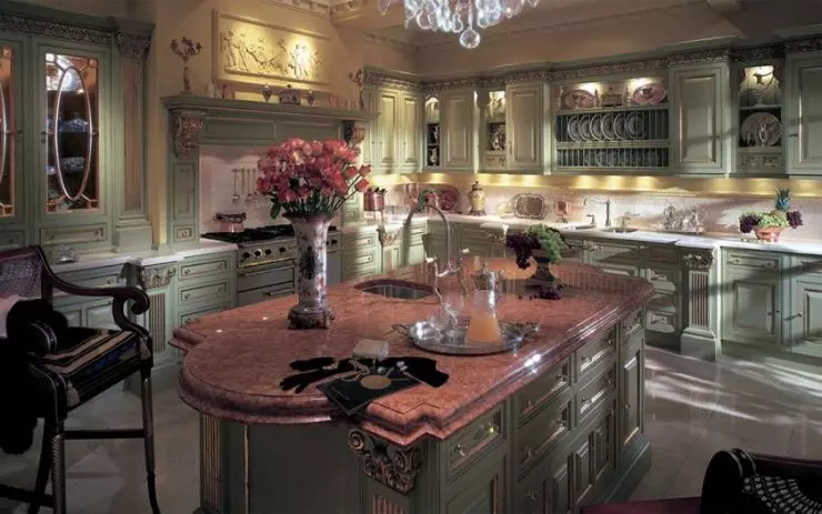 Kuchnia w stylu angielskim (68 zdjęć): Projektowanie wnętrz w angielskim stylu klasycznym, stylowe zasłony do salonu kuchennego 21167_37