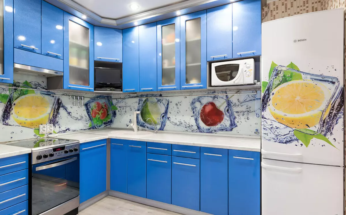پیش بند آشپزخانه Albico (36 عکس): پانل ها را برای آشپزخانه از MDF و پلاستیک انتخاب کنید، طراحی پیش بند آماده شده برای دیوارها از سری 