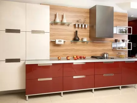 Priekšauti virtuvēm no MDF (65 fotogrāfijas): sienas virtuves paneļi ar modeli un fotoattēlu drukāšanu, apdares iespējas flīžu un koka 21205_4