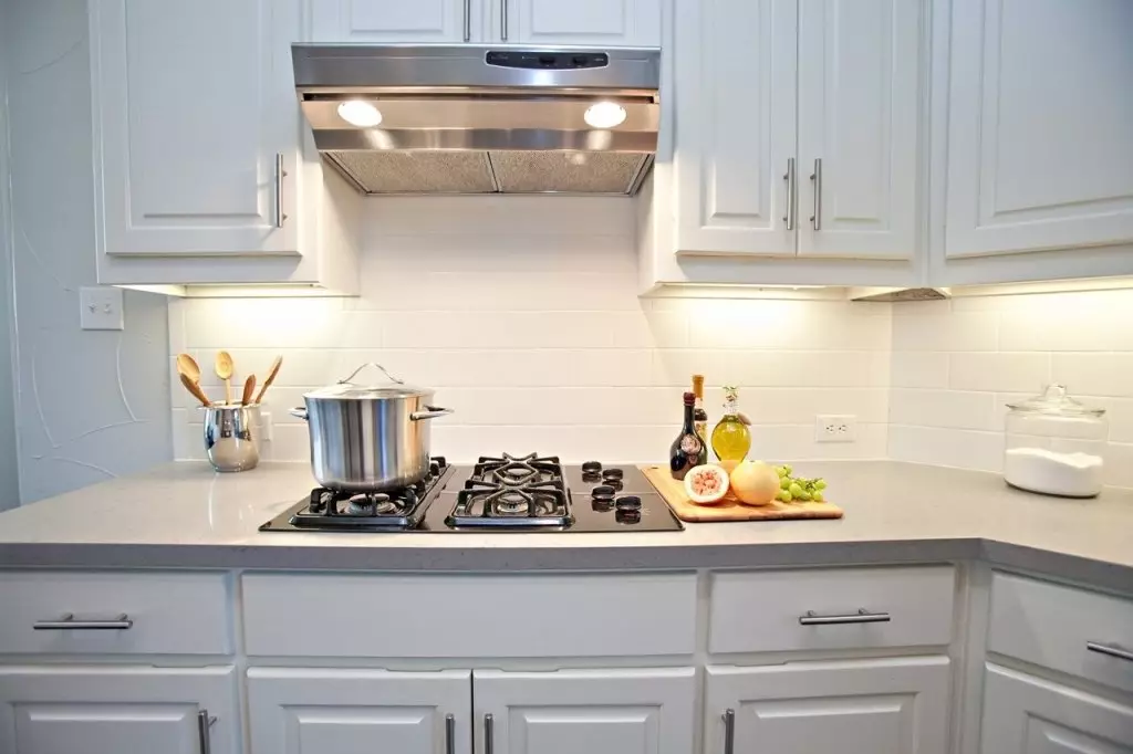 پیش بند برای آشپزخانه از MDF (65 عکس): پانل های آشپزخانه دیواری با الگوی و چاپ عکس، گزینه های اتمام برای کاشی و چوب 21205_44