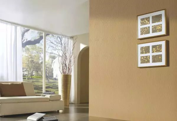Kertas dinding untuk rumah persendirian (53 gambar): Design Hall dengan kertas dinding 2021. Bagaimana untuk memilih kertas dinding dalaman yang indah? 21218_52
