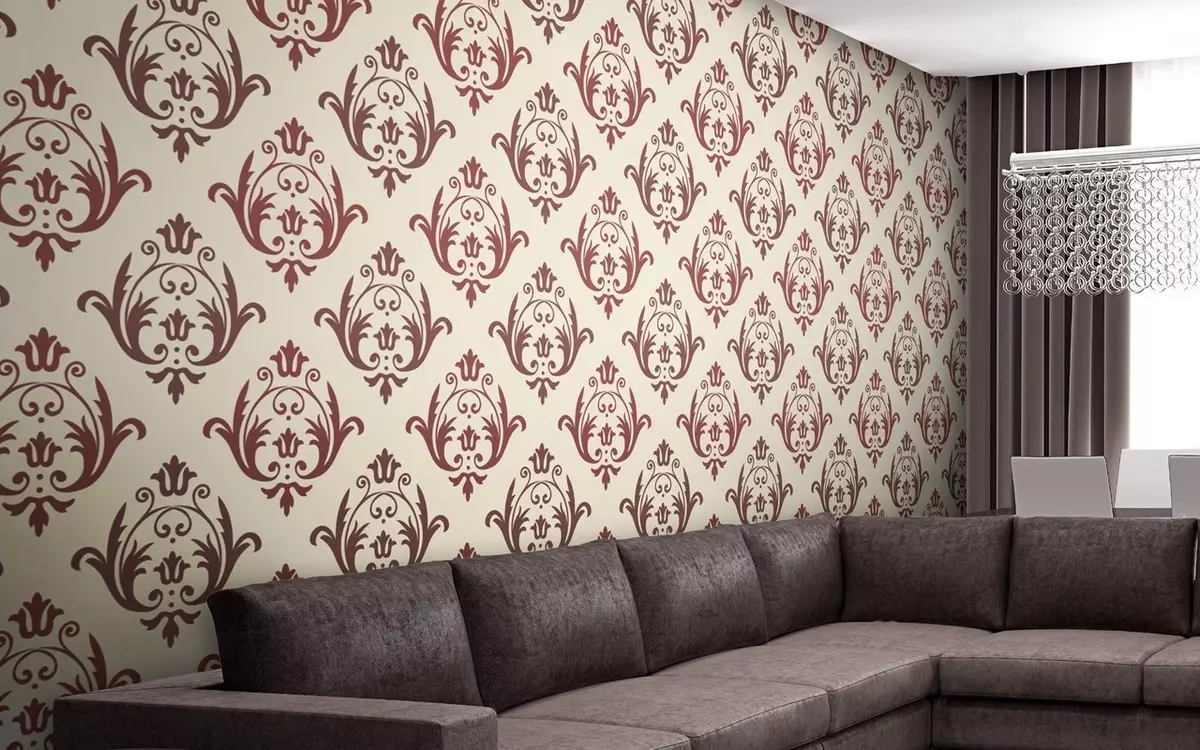Fondo de pantalla de diseño para el pasillo (139 fotos): Opciones de diseño de papel tapiz en el interior de la sala de estar. ¿Cómo golpearlos bellamente? Fondo de pantalla gris y azul con Vensels y otras opciones. 21219_16