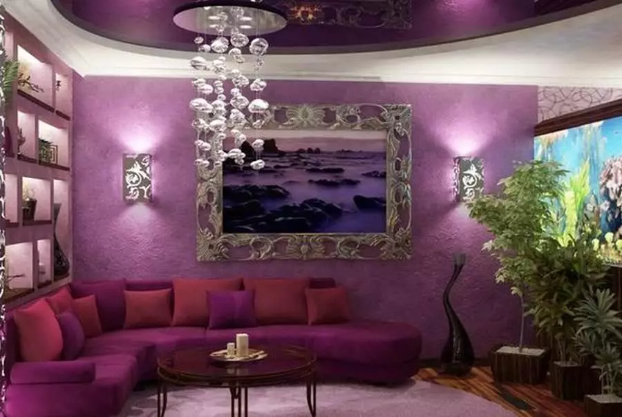 Wallpaper in die saal (162 foto's): Pragtige agtergrond op die muur in die sitkamer 2021, Oorsig van Provence Style opsies, kies donker, grys en ander agtergrond kleure 21224_102