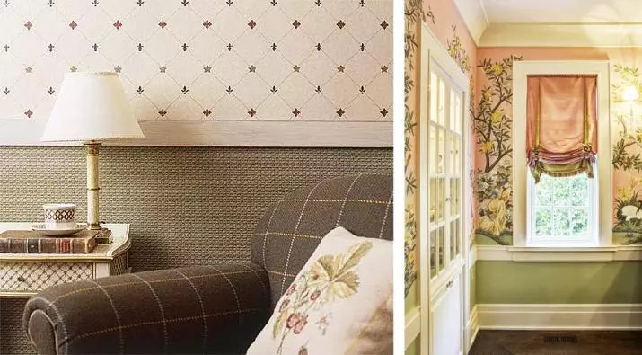Papel de parede no corredor (162 fotos): Belo papel de parede na parede na sala de estar 2021, visão geral das opções de estilo de Provence, escolha escuras, cinza e outras cores de papel de parede 21224_156