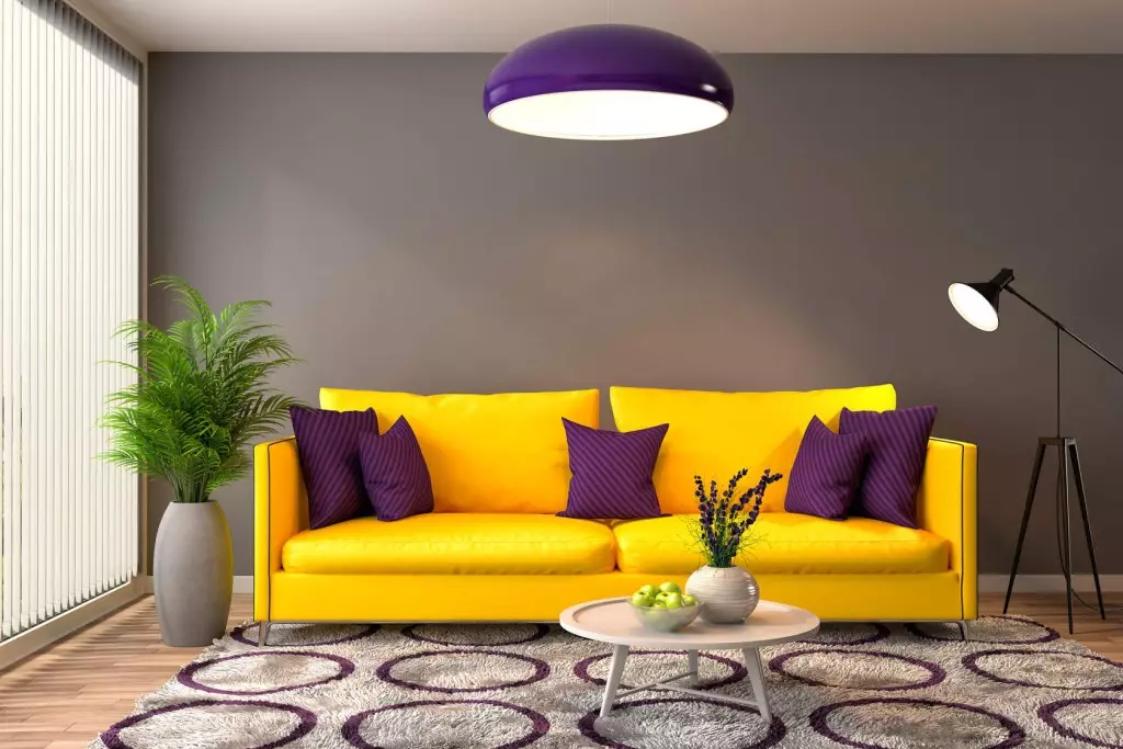 Le auala e faia ai se pa i le potu malolo i luga o le sofa? 49 ata faapefea ma le auala e teuteu le puipui i totonu o le fale? Manatu Design Wall tautala I sofa 21236_17