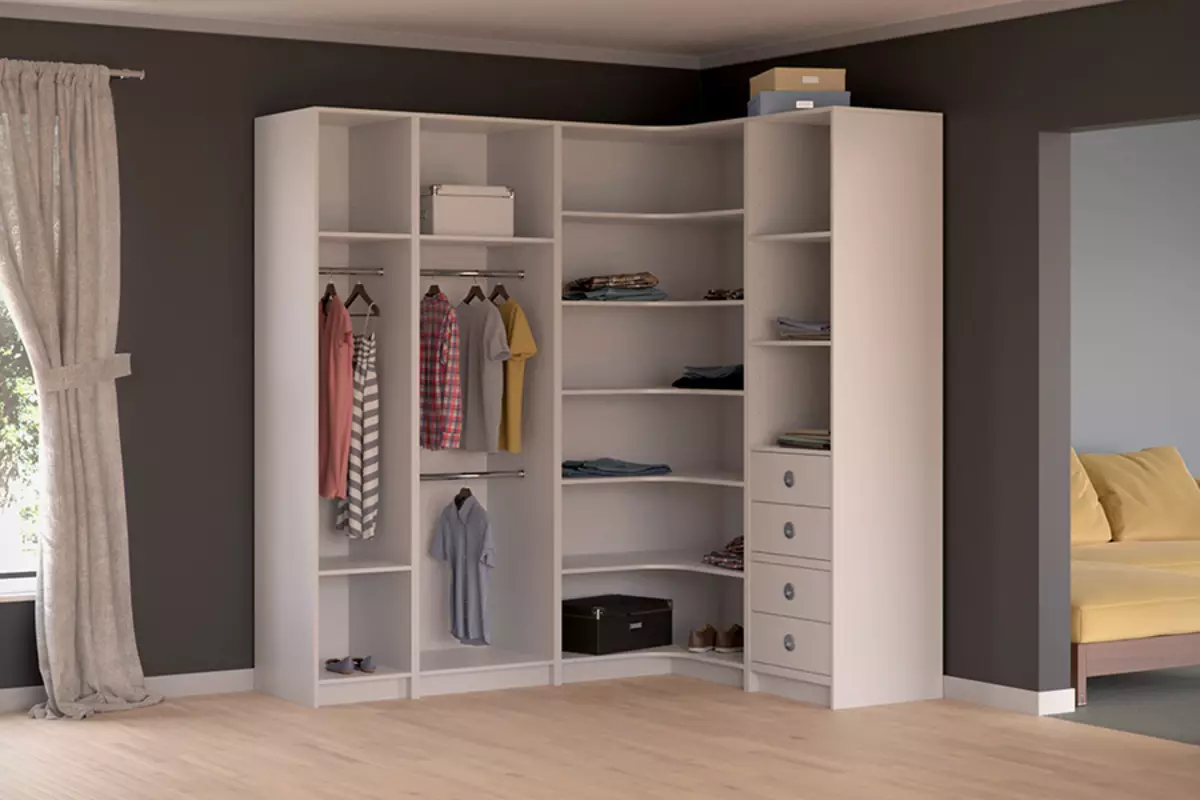 виды шкафов для одежды в комнату