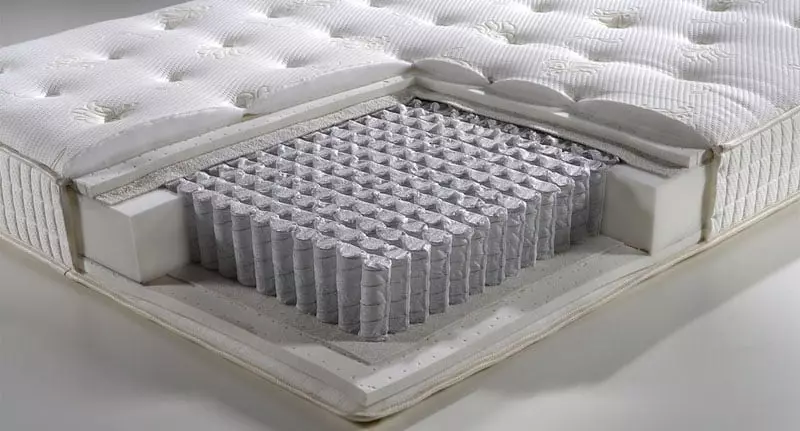 Mattresses with independent springs: their rating. Orthopedic mattresses 160x200 and 90x200, other sizes. Are they better mattresses with a dependent spring block? 21312_31