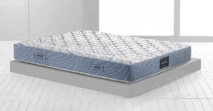 Dyshek për gjumë në dysheme: dyshekë në natyrë japoneze në vend të shtretërve për mysafirët, modelet e larta dhe të tjera, shembuj në brendësi 21322_37