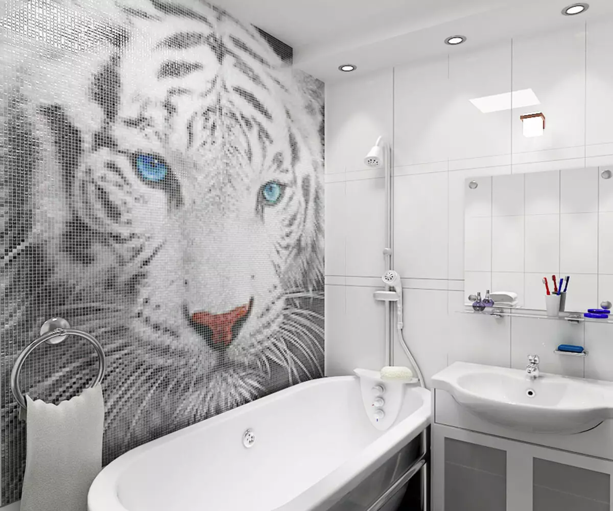 Ванная комната кот. Мозаичное панно для ванной. Панно из плитки в ванную. Панно в ванную комнату из плитки. Фотоплитка для ванной.