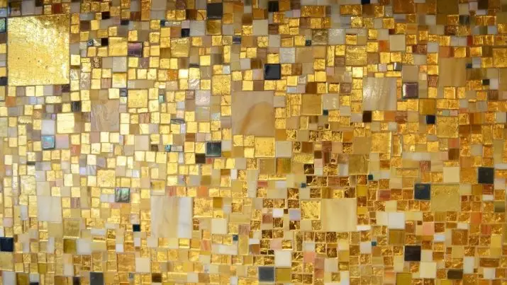 Tile mozaik za kopalnico (125 fotografij): Oblika prostora z mozaičnimi ploščicami na tleh, samolepilne ploščice v notranjosti, keramične in plastične, steklene ploščice in druge možnosti 21358_40