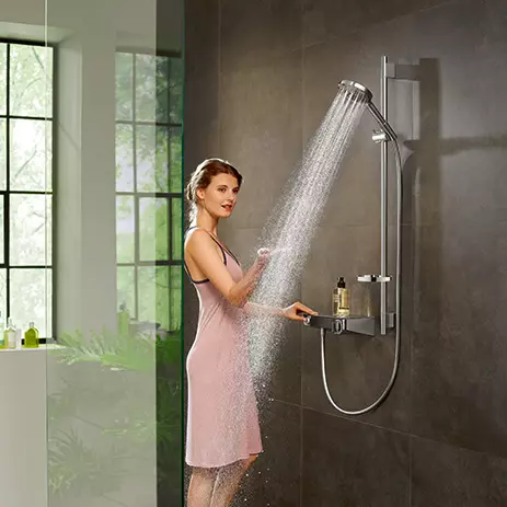 Rak mandi: varietas sistem shower untuk kamar mandi. Apa yang termasuk dalam headset set untuk jiwa? Bravat, Lemark Brands Ulasan dan lainnya 21374_11