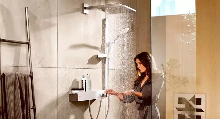 Rak mandi: varietas sistem shower untuk kamar mandi. Apa yang termasuk dalam headset set untuk jiwa? Bravat, Lemark Brands Ulasan dan lainnya 21374_20