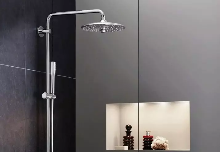 Rak mandi: varietas sistem shower untuk kamar mandi. Apa yang termasuk dalam headset set untuk jiwa? Bravat, Lemark Brands Ulasan dan lainnya 21374_35