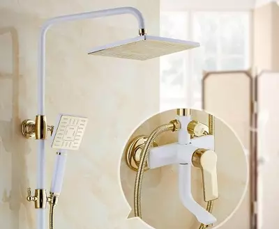 Rak mandi: varietas sistem shower untuk kamar mandi. Apa yang termasuk dalam headset set untuk jiwa? Bravat, Lemark Brands Ulasan dan lainnya 21374_41