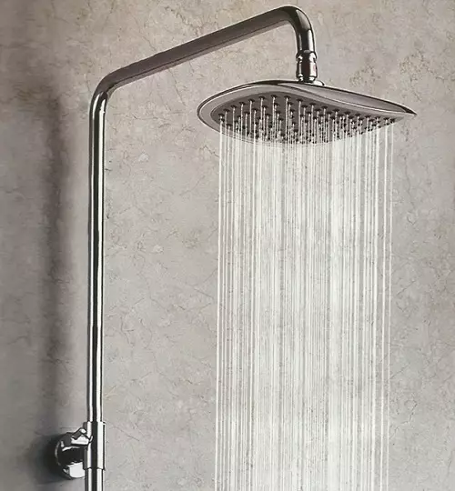 Rafturi de duș: soiuri de sisteme de duș pentru baie. Ceea ce este inclus în setul cu cască set pentru suflet? BRAVAT, LEMARK BRANDS Review și altele 21374_42