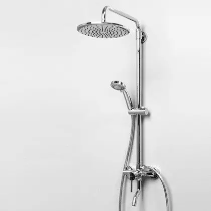 Rak mandi: varietas sistem shower untuk kamar mandi. Apa yang termasuk dalam headset set untuk jiwa? Bravat, Lemark Brands Ulasan dan lainnya 21374_45