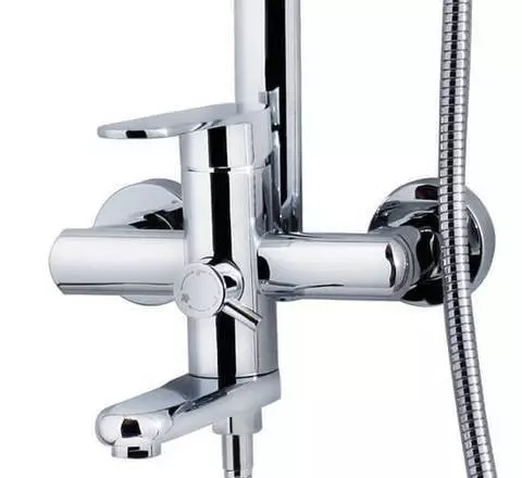 Rak mandi: varietas sistem shower untuk kamar mandi. Apa yang termasuk dalam headset set untuk jiwa? Bravat, Lemark Brands Ulasan dan lainnya 21374_49