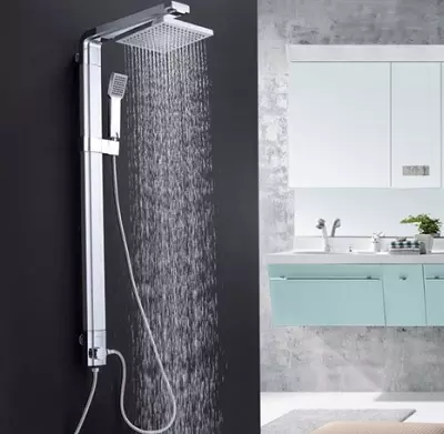 Rak mandi: varietas sistem shower untuk kamar mandi. Apa yang termasuk dalam headset set untuk jiwa? Bravat, Lemark Brands Ulasan dan lainnya 21374_52