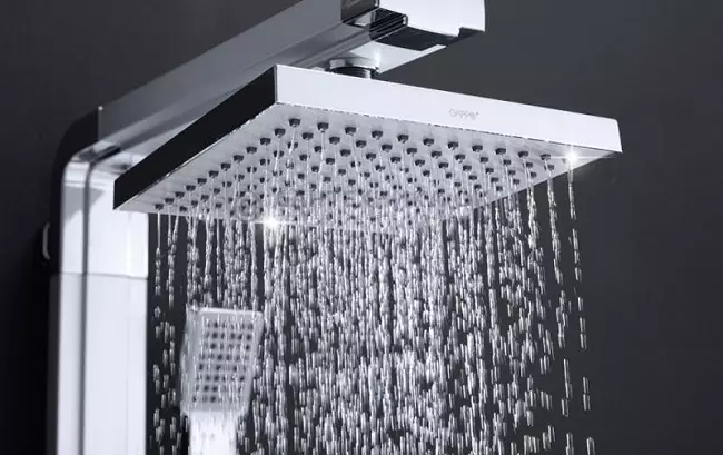 Rak mandi: varietas sistem shower untuk kamar mandi. Apa yang termasuk dalam headset set untuk jiwa? Bravat, Lemark Brands Ulasan dan lainnya 21374_53