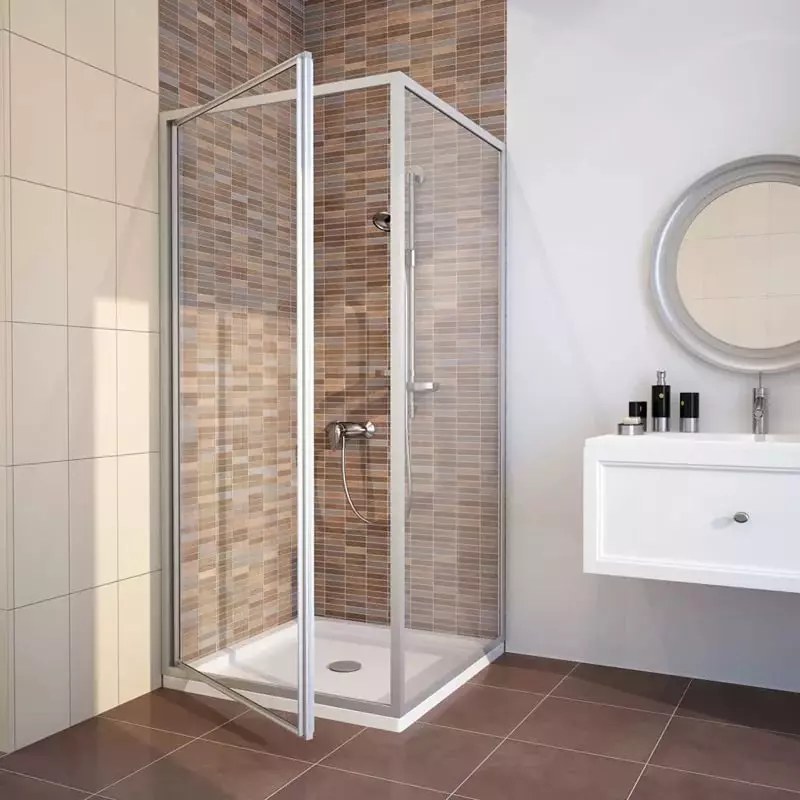 Shower corners from Germany: with pallet and without, 90x90 and 80x80, 100x100 and other angles sizes. Overview of German producers 21383_19