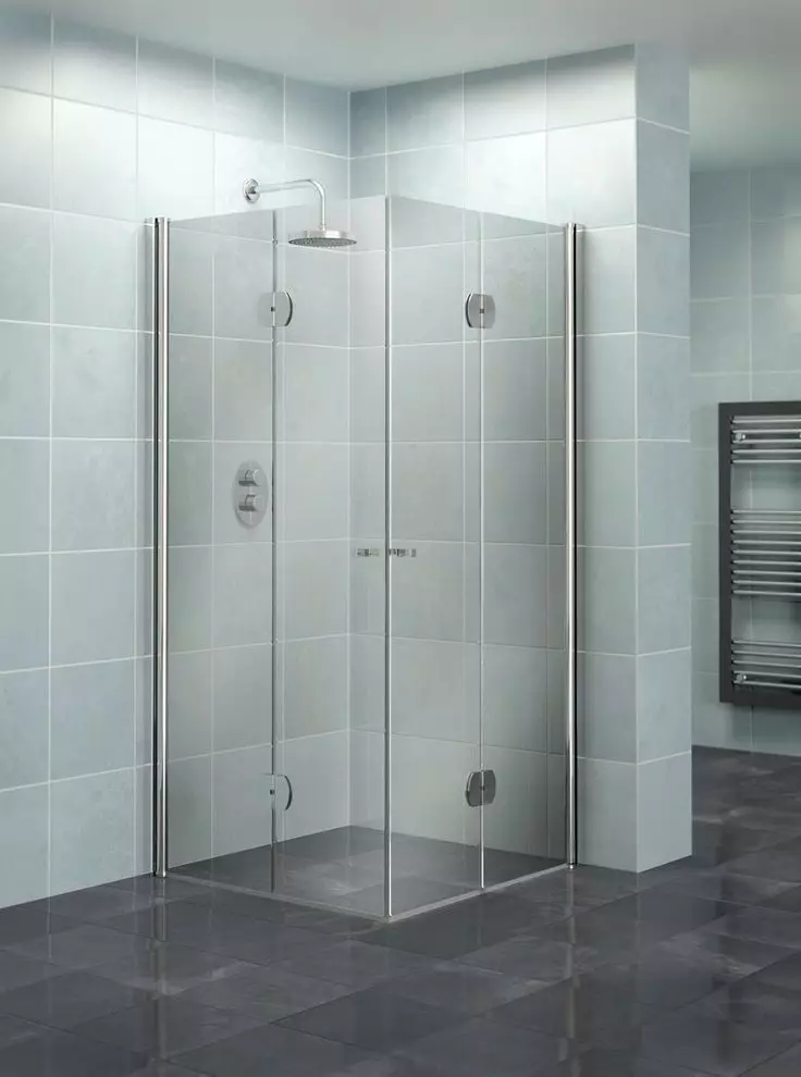 Янгынсыз ванна бүлмәсендә душ (86 фото): Ванна дизайвер вариантлары Паллет һәм плиткалар кабиналары, проектларсыз дизайн вариантлары 21384_54