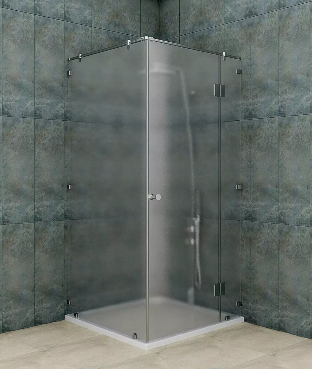 Душ в банята без кабина (86 снимки): Опции за дизайн на баня с душ без палетни и плочки кабини, проекти 21384_60