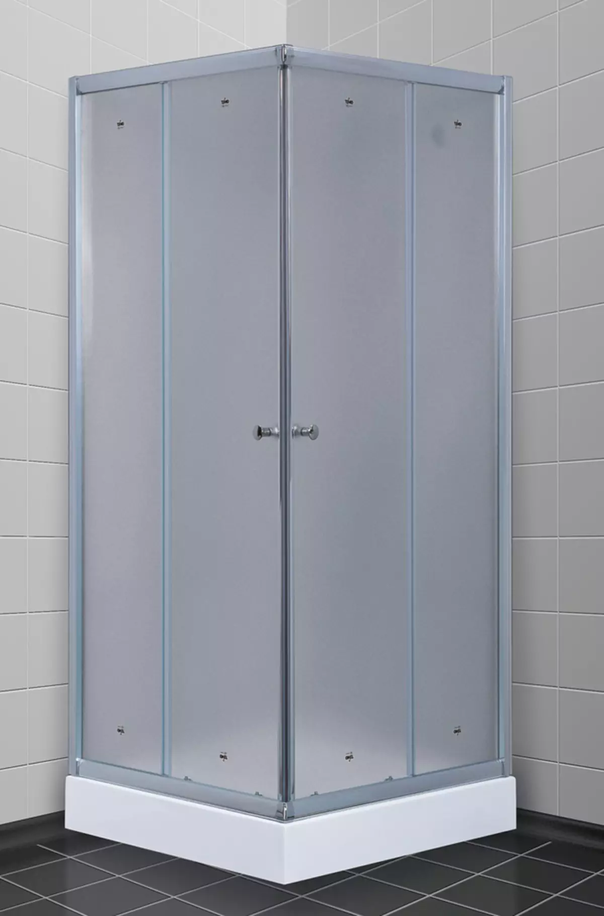 Shower Corner Timo: Nirxandina Modelên Fînî bi Pallet 90x90 û Mezinahiyên din 21391_12