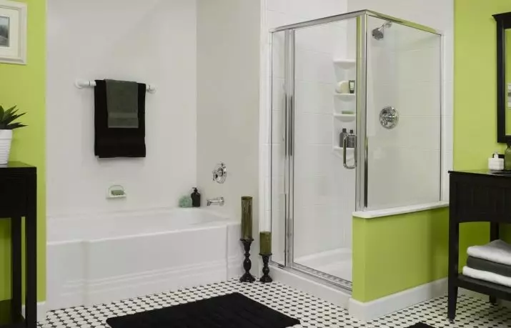 Dhoma dush në një shtëpi private (67 foto): Opsionet e dizajnit të brendshëm me dritare. Si të pajisen? Shembuj interesantë 21393_59