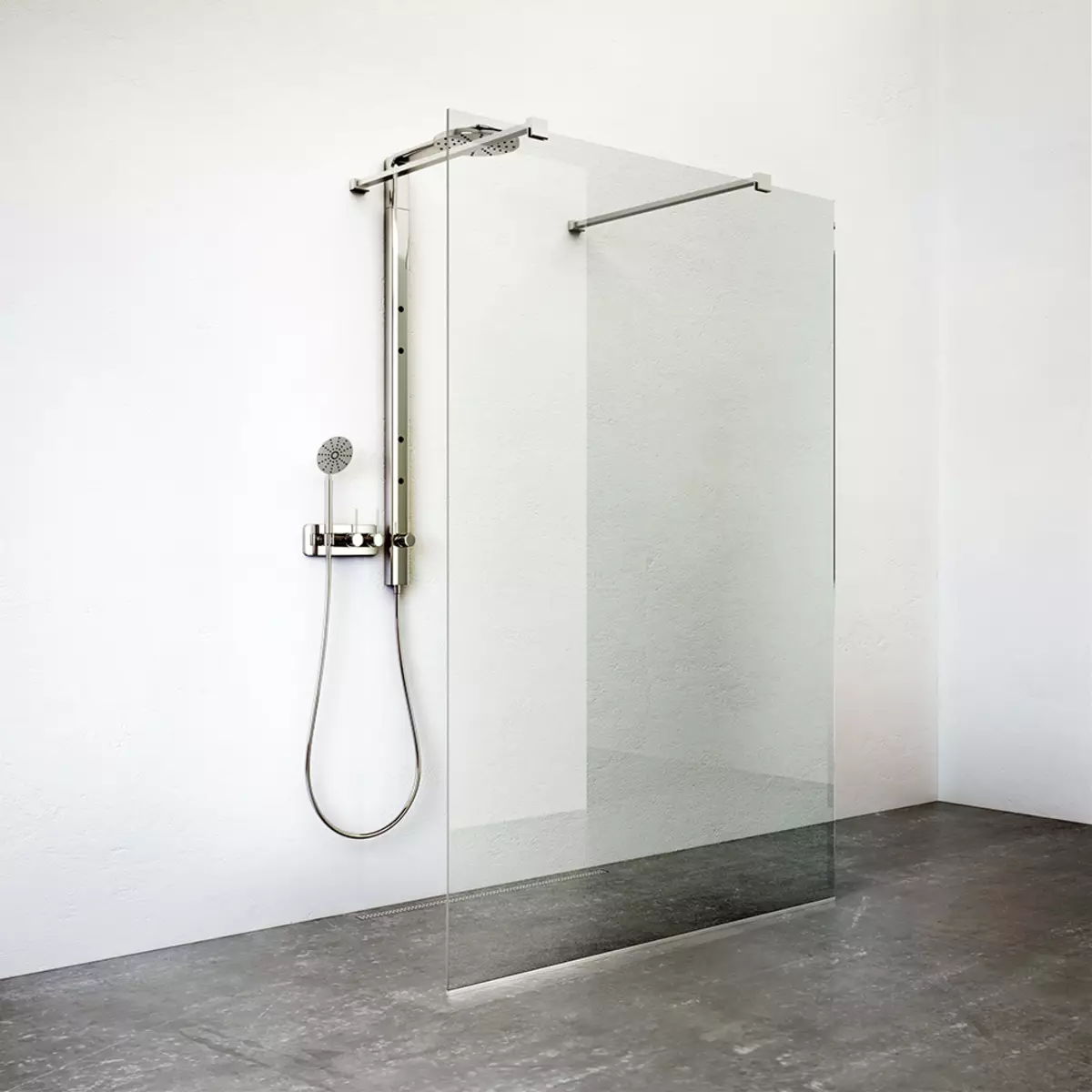Туш без туш во бањата (57 фотографии): Дизајн и декорација на бања со Слатка Сцена без кабина во приватна куќа и стан 21400_29