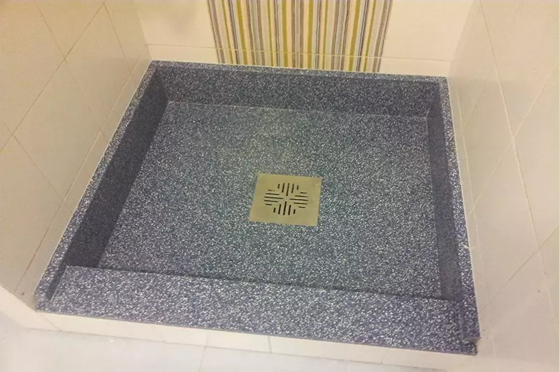 Stone shower pallets: Review of pallets from artificial stone, acrylic and others, models 80x80, 90x90 and 1000x1000 cm 21407_28