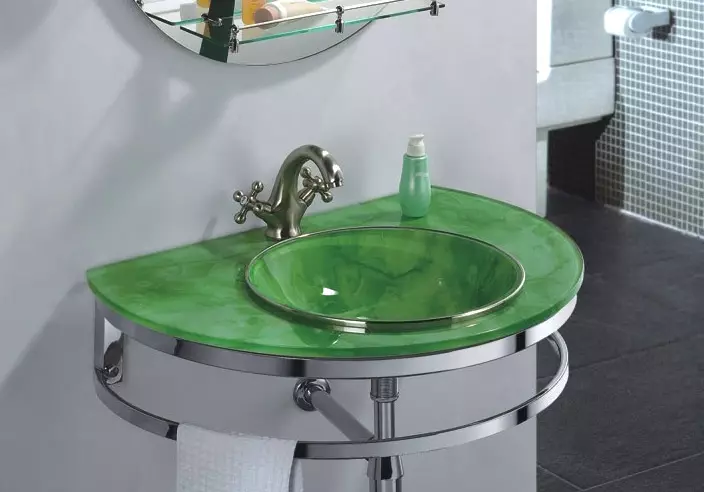 Suspenderad diskbänk i badrummet: Monterade tvättställ 50-60 cm med konsol och tvättning utan en skärare 55-80 cm, andra modeller 21424_17