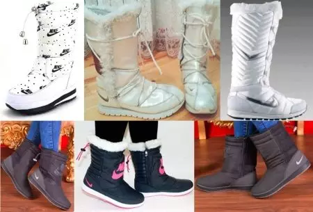Kvinnliga Dutics Nike (18 bilder): Vintermodeller med päls 2142_2