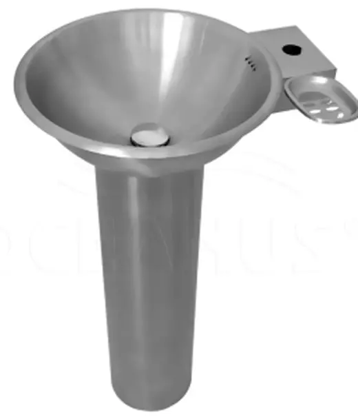 水槽“鬱金香”在浴室裡（62張照片）：用基座洗滌的特點，腿上的殼體尺寸 21433_33