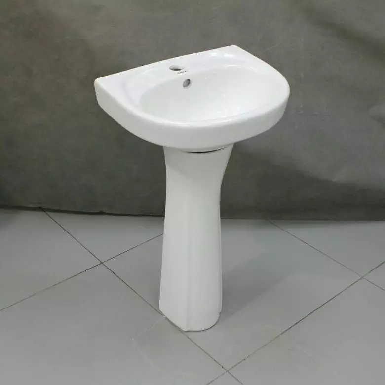 水槽“鬱金香”在浴室裡（62張照片）：用基座洗滌的特點，腿上的殼體尺寸 21433_42