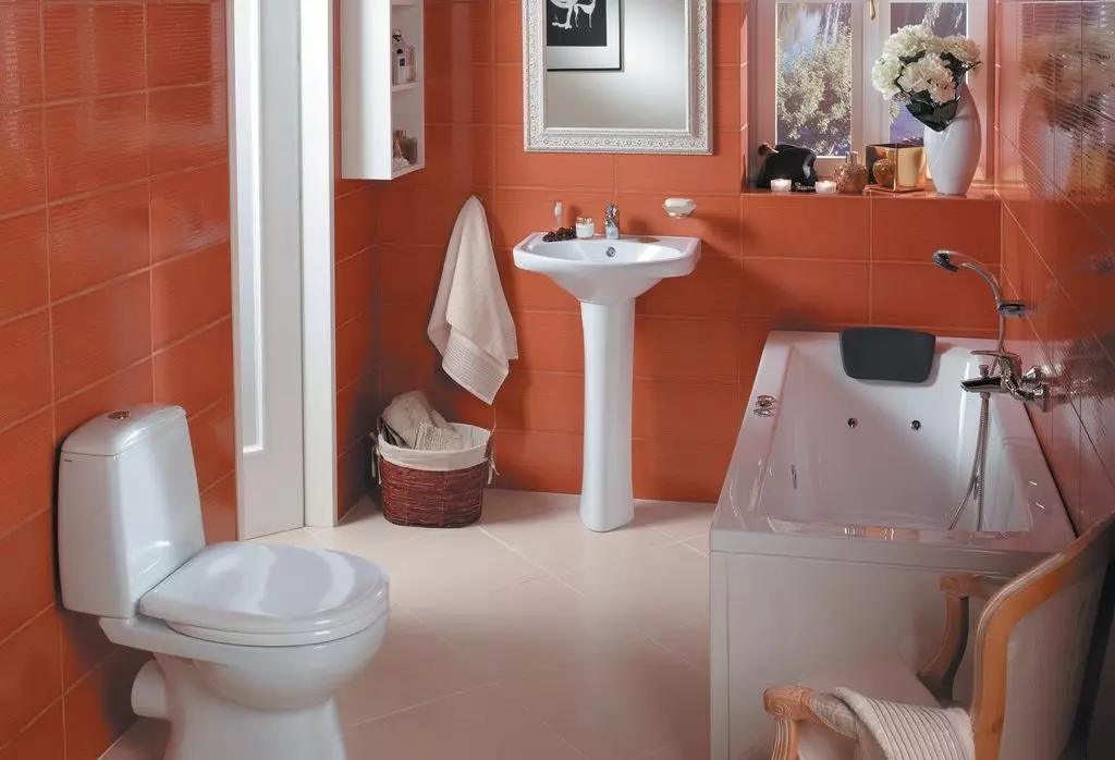 水槽“鬱金香”在浴室裡（62張照片）：用基座洗滌的特點，腿上的殼體尺寸 21433_54