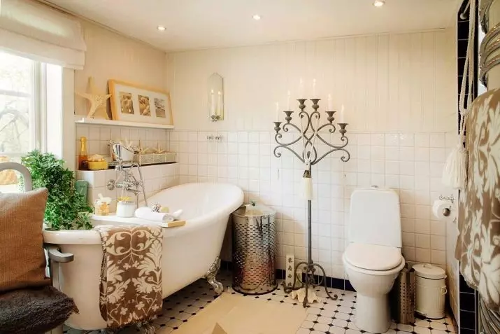 Badezimmer im skandinavischen Stil (66 Fotos): Innenarchitektur von einem kleinen Raum 3 und 4 Quadratmetern. M, die Ideen des Designs eines weißen Badezimmers, der Wahl des Zubehörs 21439_63