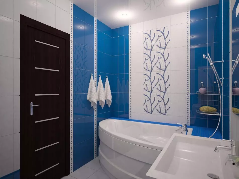 High-Tech Kúpeľňa (62 fotografií): Dizajn malých izieb v izbovom apartmáne, výber nábytku a inštalatérske 21442_52