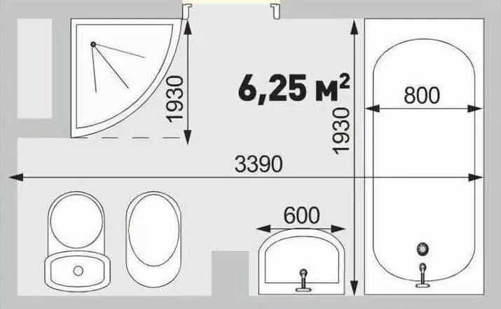 Iyo chinhambwe pakati peBidet uye chimbuzi: chiyero chehurefu pakuiswa kwepombi pakati pekuisa. Mashoma uye akagadzikana madaro 21452_7