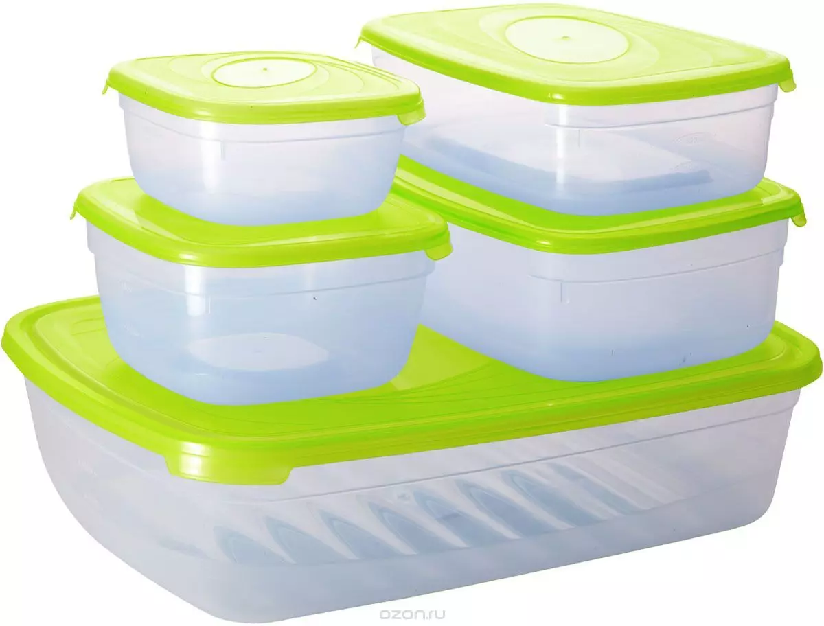 Product Storage Containers (19 photos): Glass Capacities for Green, Set of Canine Caps for Storage Covers, Other options 21466_13
