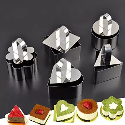 Bolos moldes de cozimento: formas de metal profissional para biscoito de cozimento, redondo e sob a forma de números 21469_5