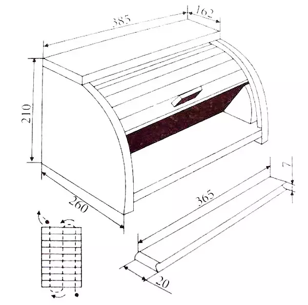 Areto ma ana lava lima (24 ata): Faʻafefea ona fai se fala mai se laʻau ma le Plywood, mai le PASPRON BORATY BURLEESS MA LE ILA I LE TAʻITAʻI I LE TAʻITAʻITAGA? 21482_13