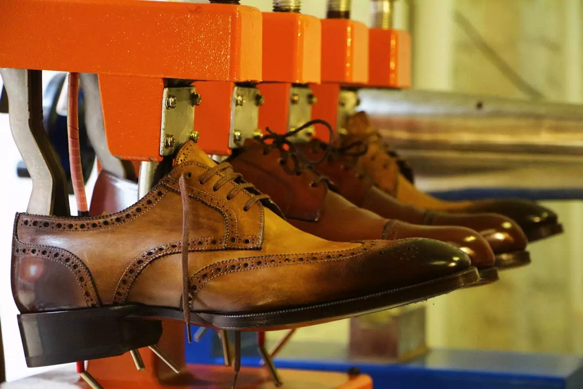Ayakkabılar için mekanik sedye: ayakkabıların boyutunu arttırmak için ayakkabı, ahşap gerdirme ve diğer cihazlar için pedler ve tezgahlar 21488_13