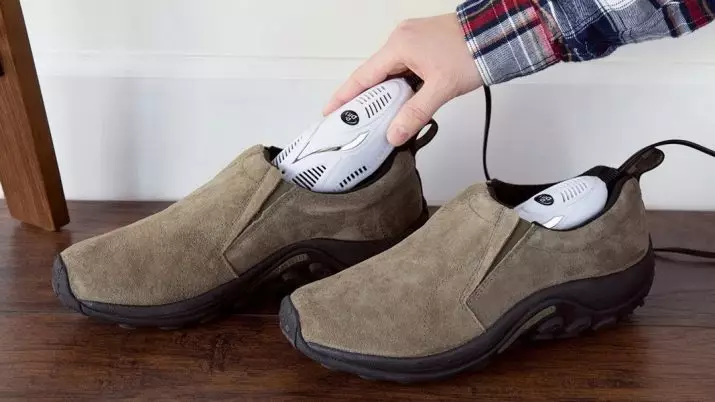 Sähköiset kuivaimet kengille: Kuinka käyttää sähkövoimaa? Kuinka valita ulkoinen metalli tai muu kuivaus? Arvostelut 21503_33