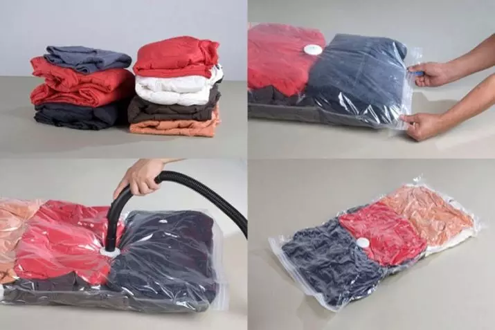 Vacuümopslagpakketten: verpakking van groot en klein formaat voor kleding. Hoe pakketten te gebruiken voor een packer? Beoordelingen 21510_31