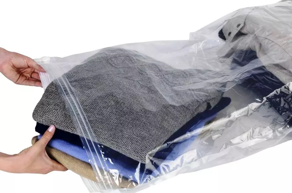 真空儲物包：衣服的大而小的包裝。如何使用包裝包的包？評論 21510_32